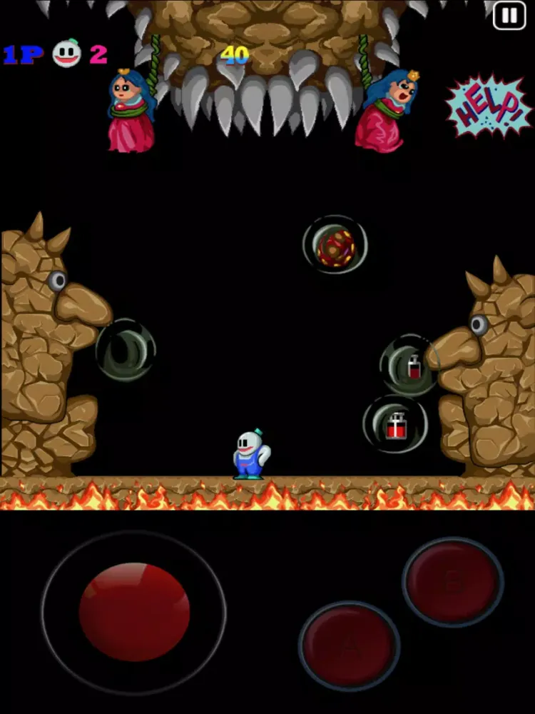 Capturas de tela do Snow Bros iPad 