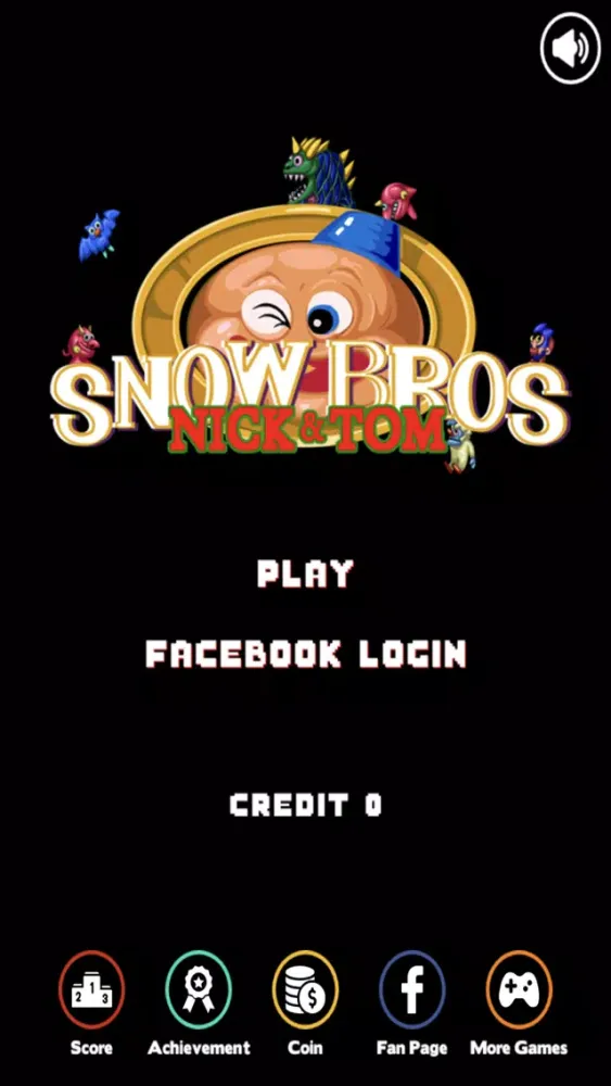Capturas de tela do Snow Bros