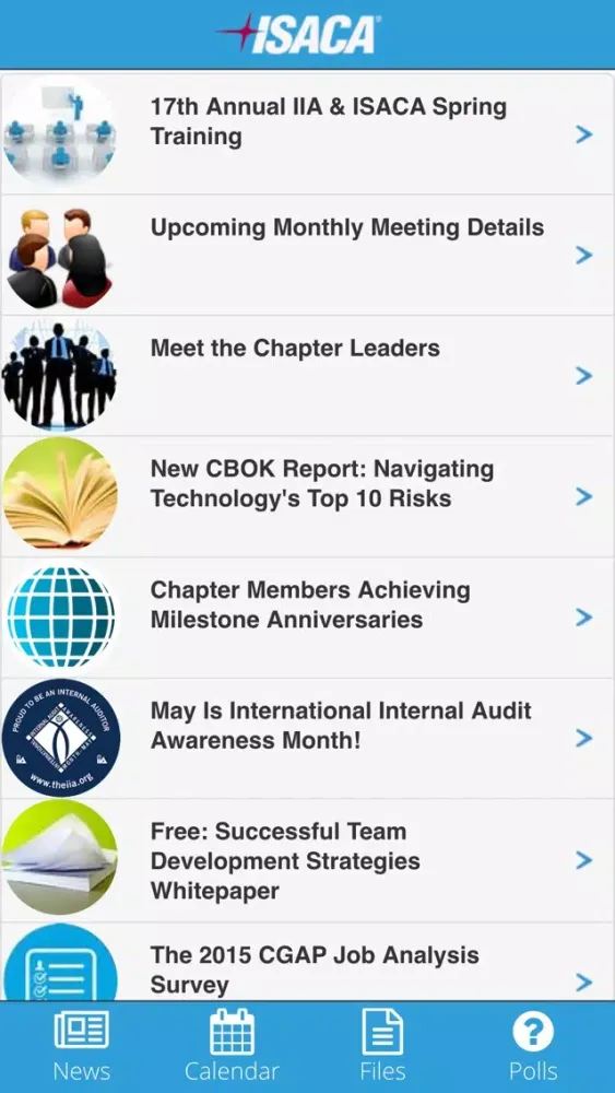 ISACA Detroit Chapter Screenshots