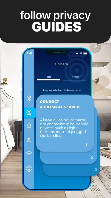 Hidden Camera Detector: Finder应用截图