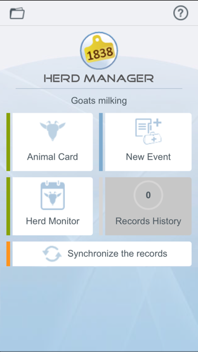 Capturas de tela do Smartphone Herd Manager