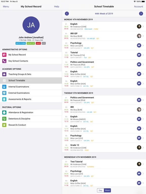 Zrzuty ekranu iStudent App iPad 