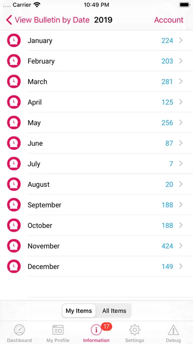 Zrzuty ekranu iStudent App