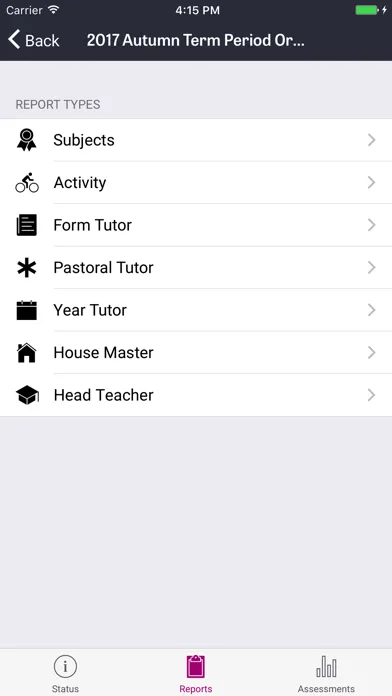 iReport App Screenshots