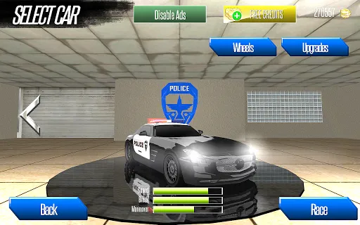 Tangkapan skrin Racers Vs Cops