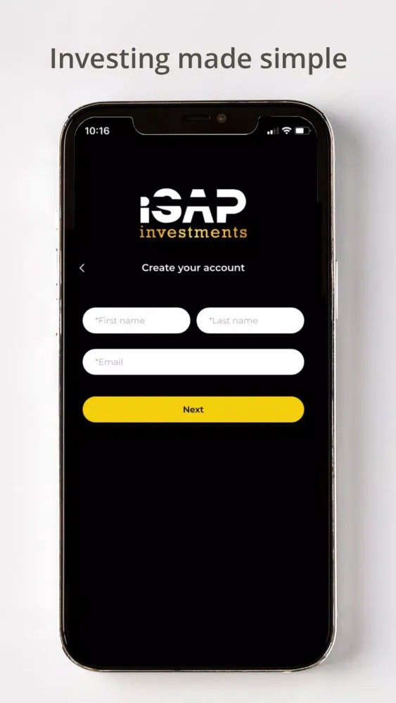 Captures d'écran de isap investments