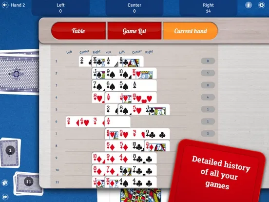 Hearts LITE - Card Game iPad 应用截图