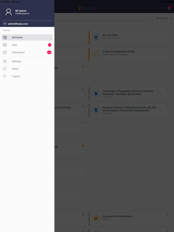 صور Kube Workflow iPad 