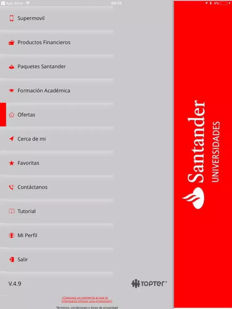 تصاویر Santander Universidades iPad 