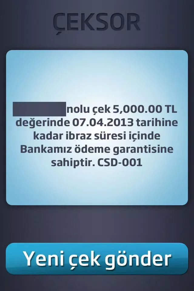 ÇEKSOR Ekran Görüntüleri