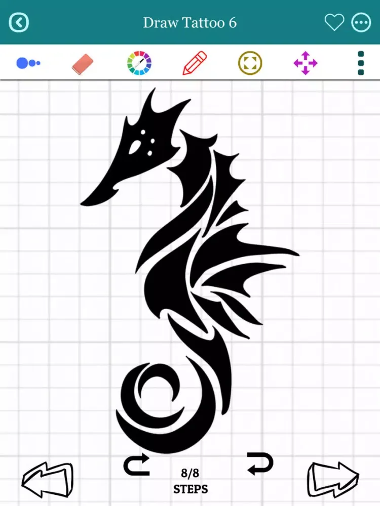 Learn How To Draw Tattoo iPad  Ekran Görüntüleri