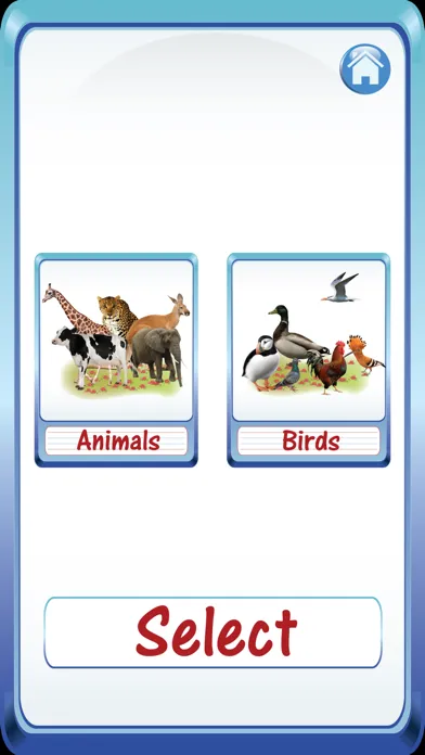 Baby Animals & Birds English ABC Alphabets Flash Cards for preschool kindergarten boys & girls apps 스크린샷