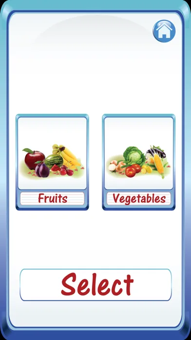 Zrzuty ekranu Kids Fruits & Vegetables ABC Alphabets flash cards for preschool kindergarten Boys & girls