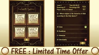 Muslim Kids Islamic Quiz : Vol 1应用截图
