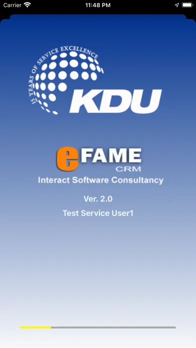 KDU CRM スクリーンショット