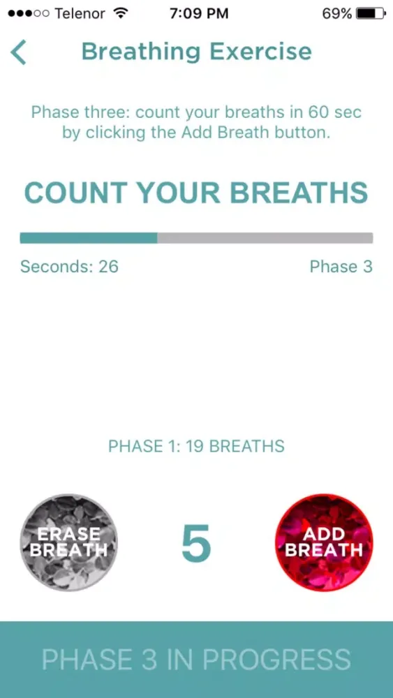 Screenshot di Anxiety Stop, panic attack aid