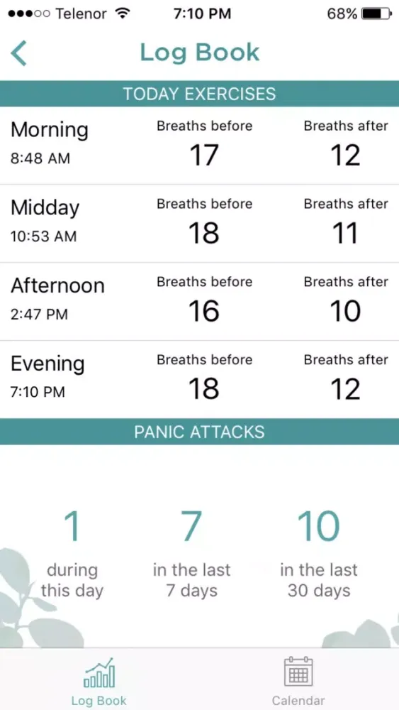 Screenshot di Anxiety Stop, panic attack aid