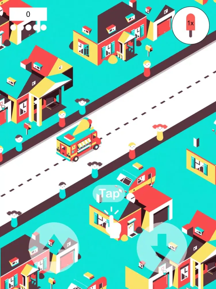 ภาพหน้าจอของ iScream - Endless Arcade Ice Cream Thrower iPad 