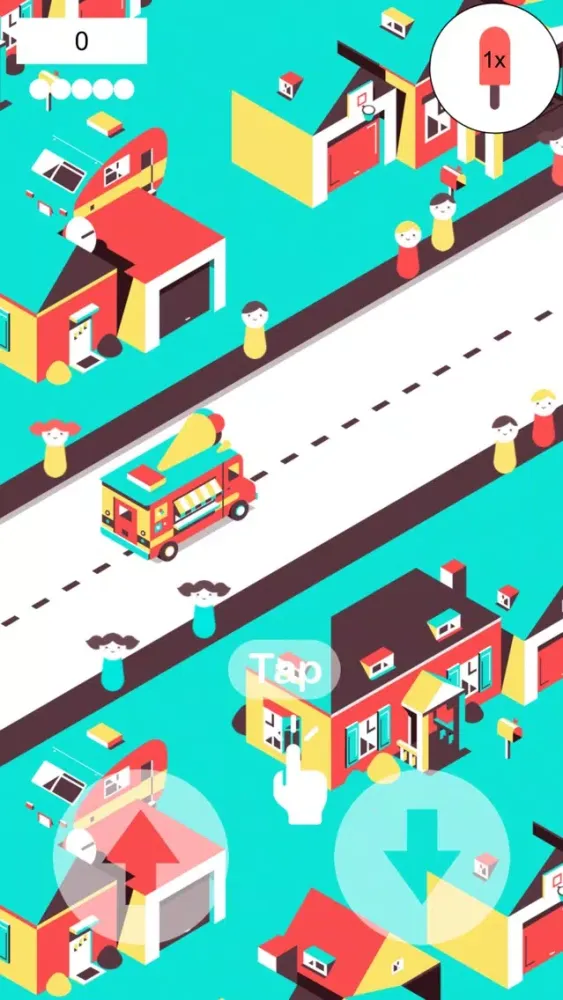 ภาพหน้าจอของ iScream - Endless Arcade Ice Cream Thrower