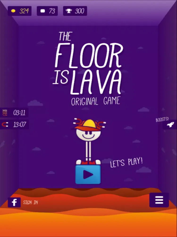 The Floor is LAVA - Original Game iPad  스크린샷