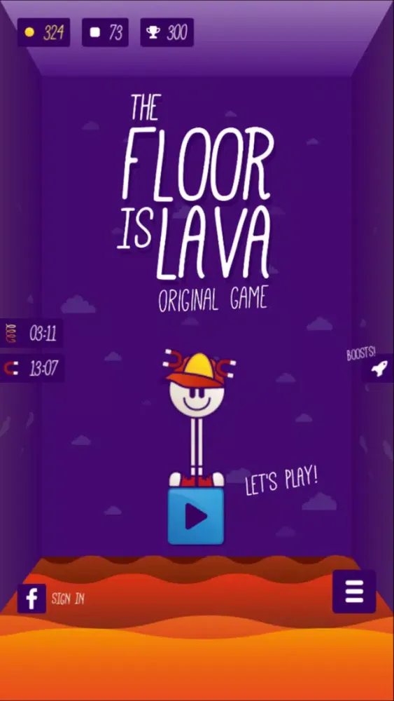 The Floor is LAVA - Original Game 스크린샷