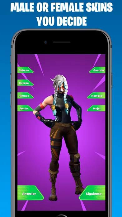 Skins Maker for Fortnite App Ekran Görüntüleri