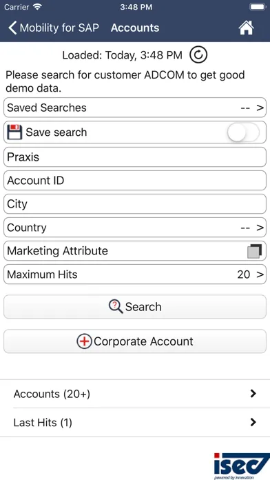 ISEC7 for SAP® solutions應用截圖