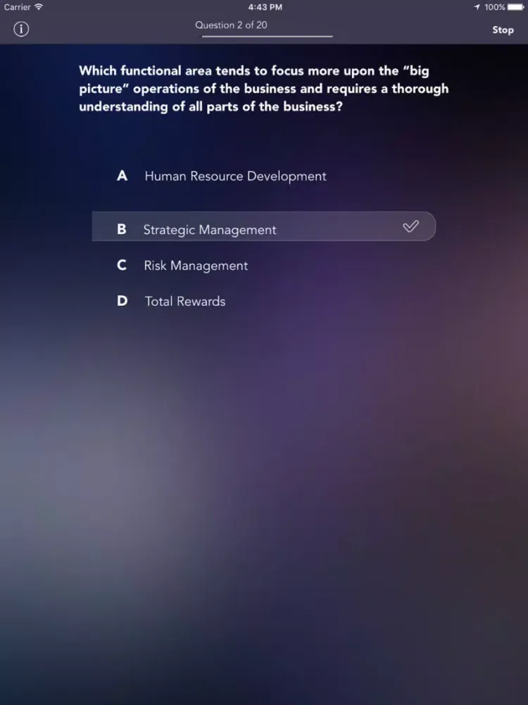 HRCI PHR Test Prep for Human Resources Professionals iPad 应用截图