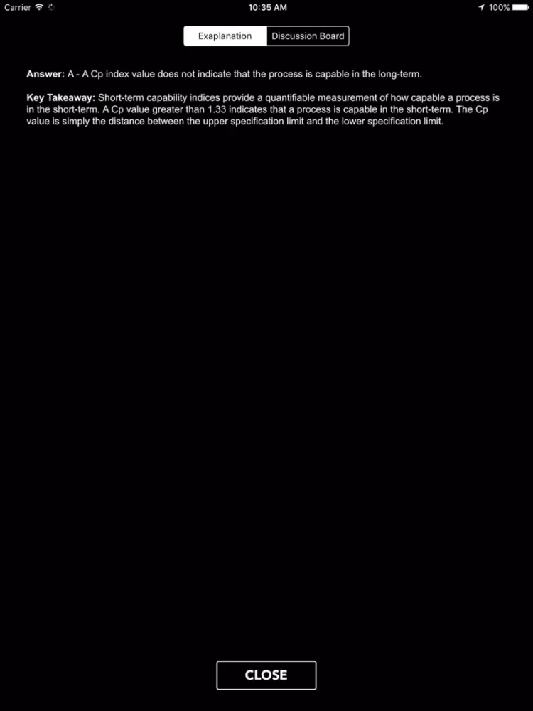Six Sigma Green Belt and Black Belt Test Prep iPad 應用截圖