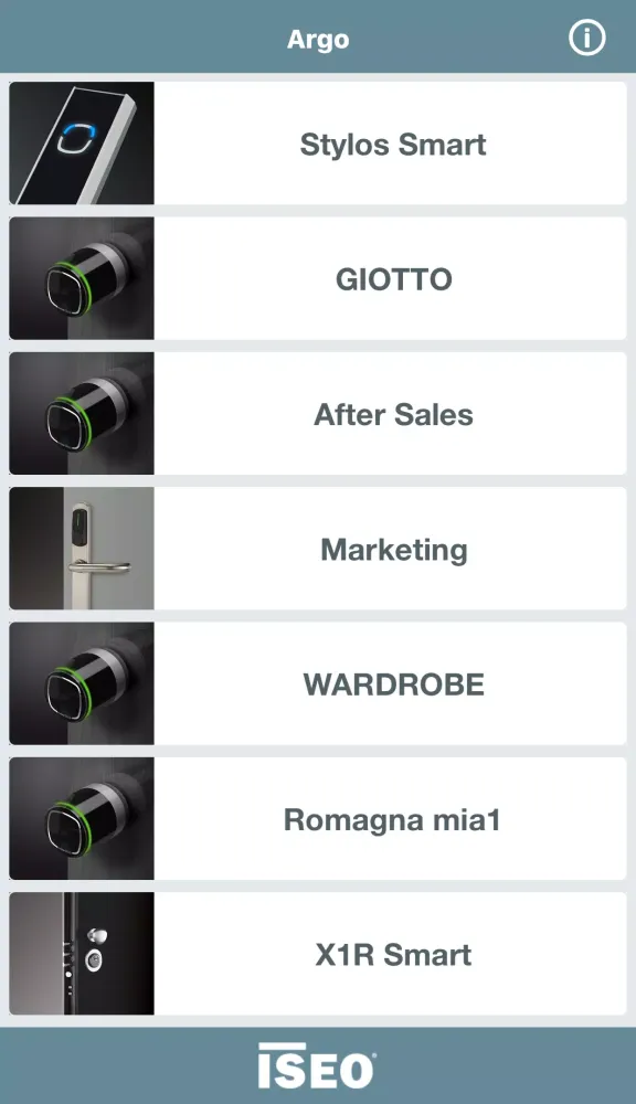 Screenshot di ISEO Argo