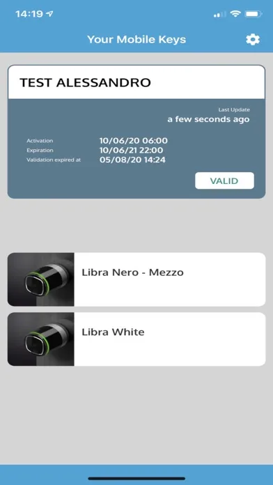 ISEO Mobile Key স্ক্রিনশট