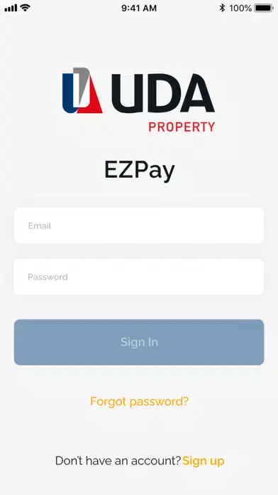 Ảnh chụp màn hình của UDA EZPay