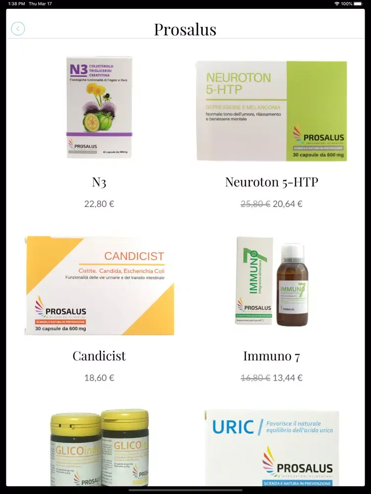 ISF Farmaceutici iPad  Ekran Görüntüleri
