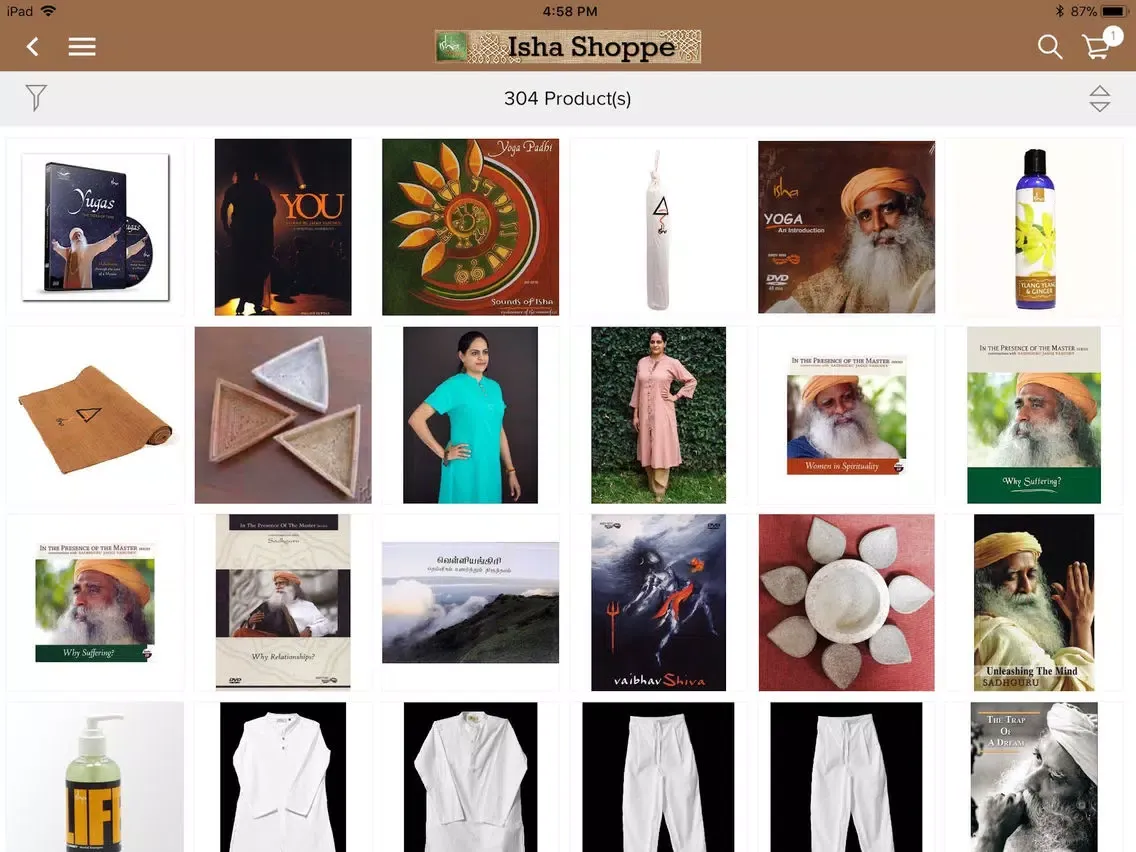 Screenshot di IshaShoppeUSA iPad 