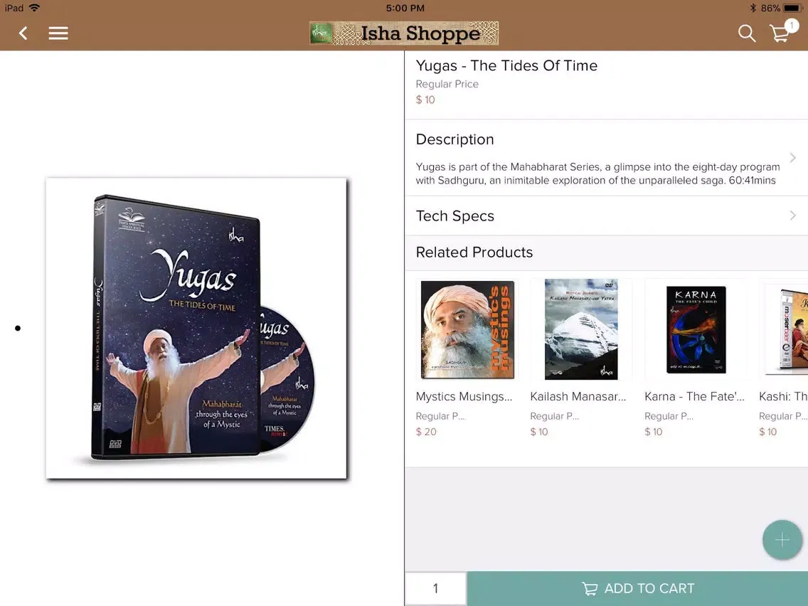Screenshot di IshaShoppeUSA iPad 