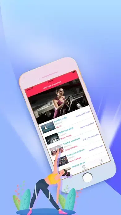 Capturas de pantalla de Isha exercise Class