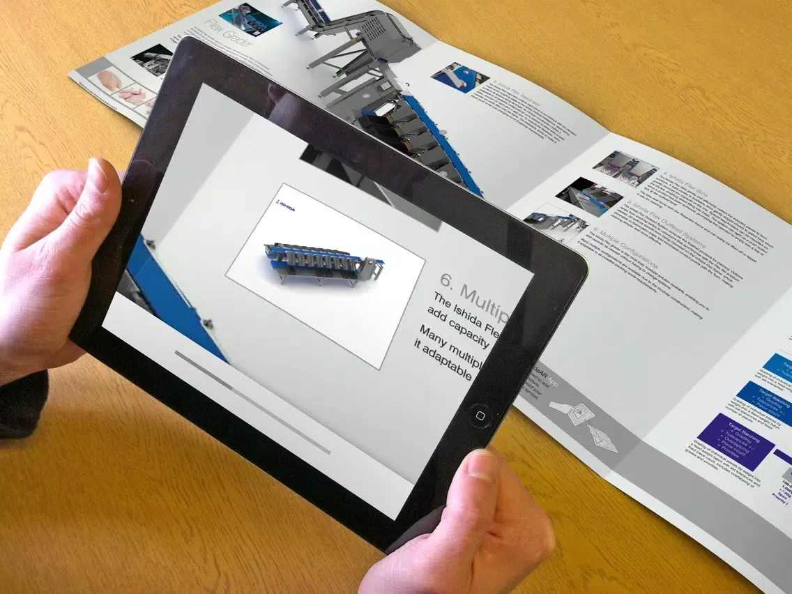ภาพหน้าจอของ ishidaAR iPad 