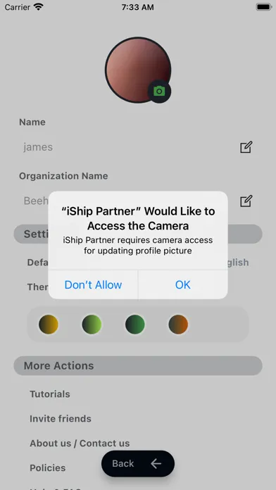 iShip Partner スクリーンショット