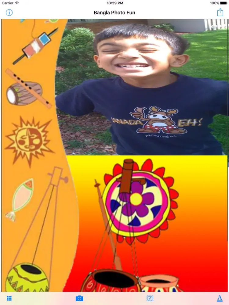 Bangla Photo Fun Free iPad 应用截图