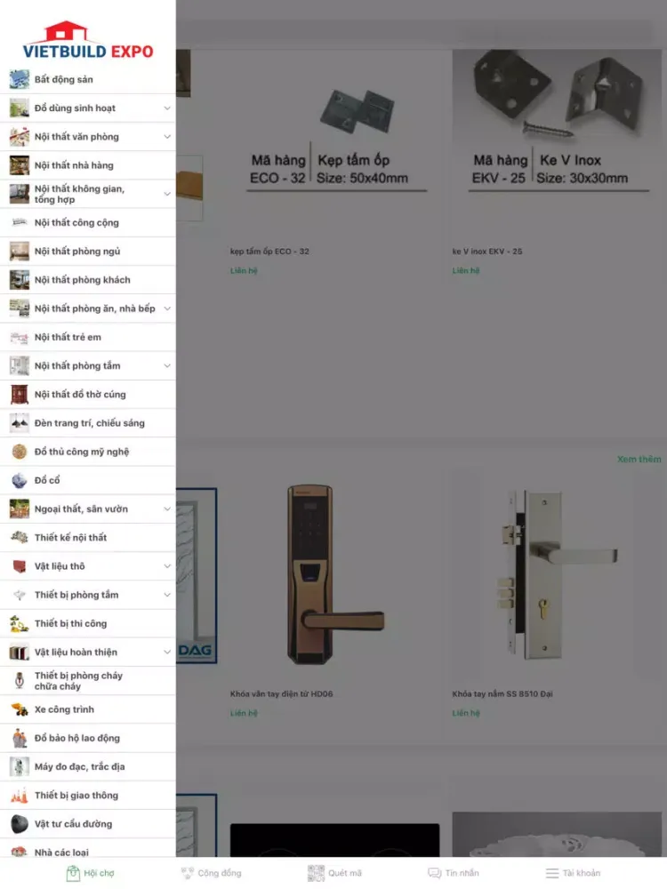 VietBuild - Hội chợ xây dựng iPad  سکرین شاٹس