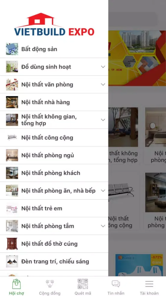 VietBuild - Hội chợ xây dựng سکرین شاٹس
