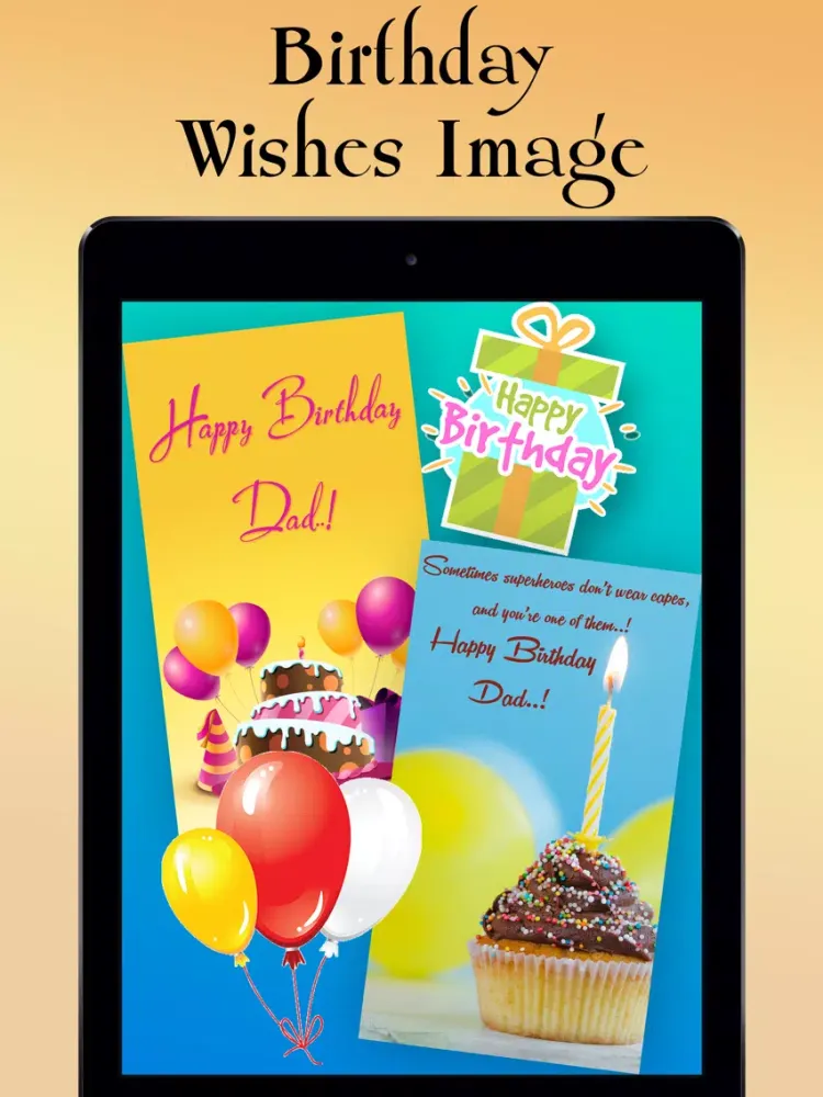 Скриншоты Birthday Wishes Images iPad 