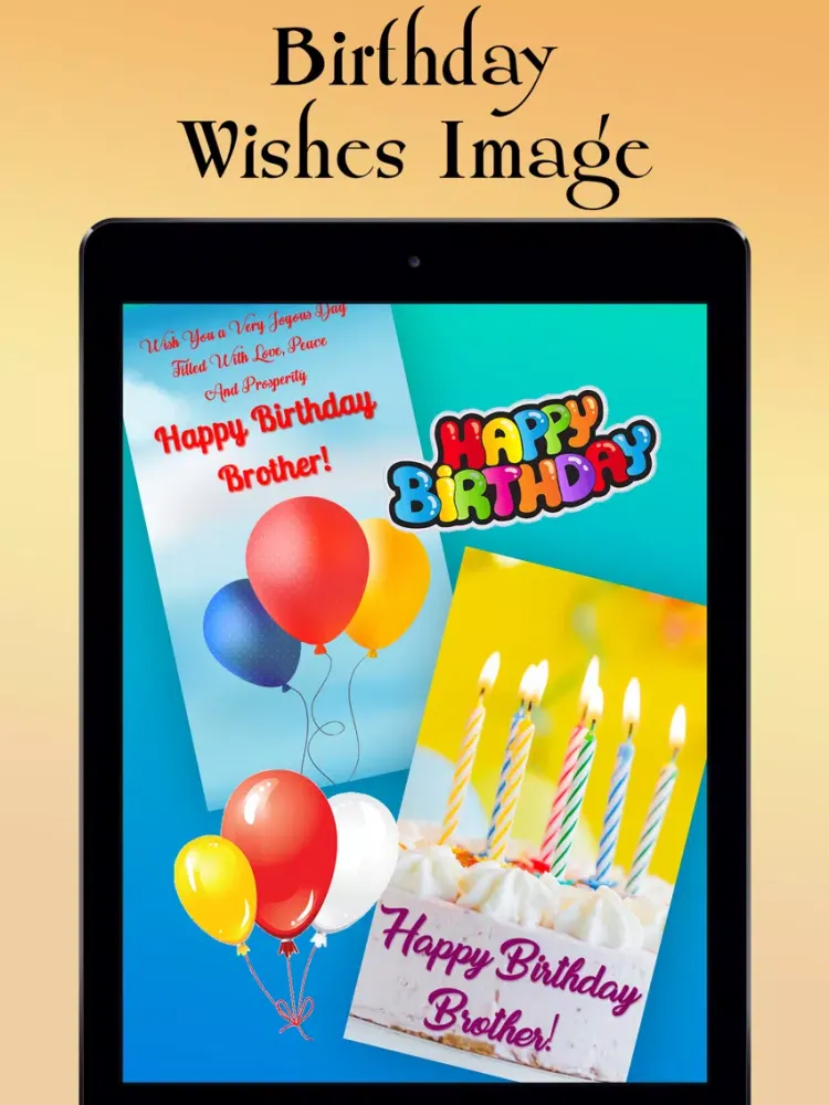 Скриншоты Birthday Wishes Images iPad 