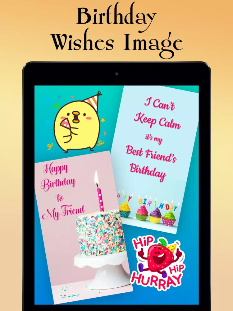 Скриншоты Birthday Wishes Images iPad 