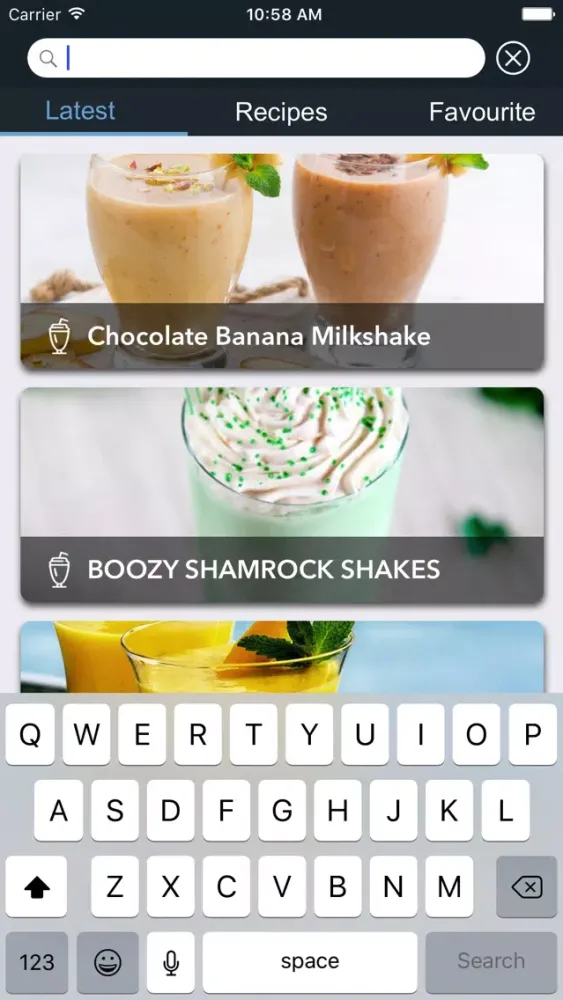 Milk Shake Recipes - Homemade Screenshots
