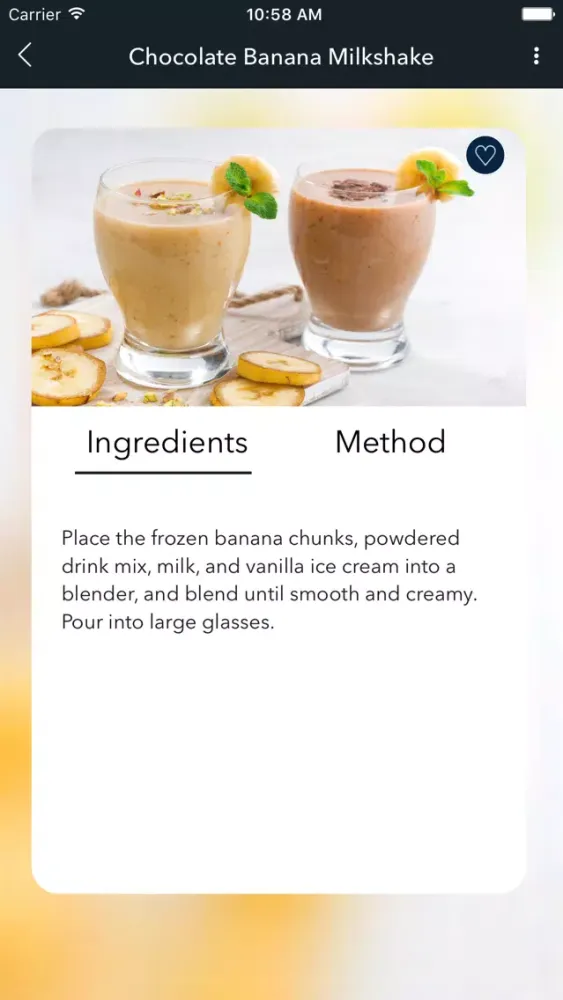 Milk Shake Recipes - Homemade Screenshots