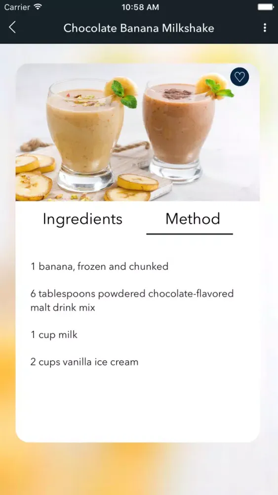 Milk Shake Recipes - Homemade Screenshots