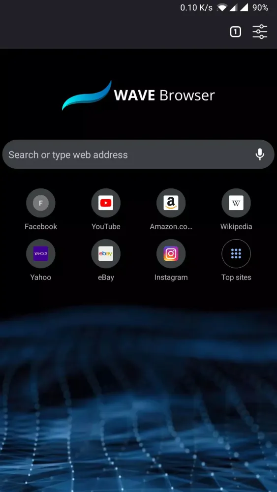 Capturas de pantalla de Wave Browser