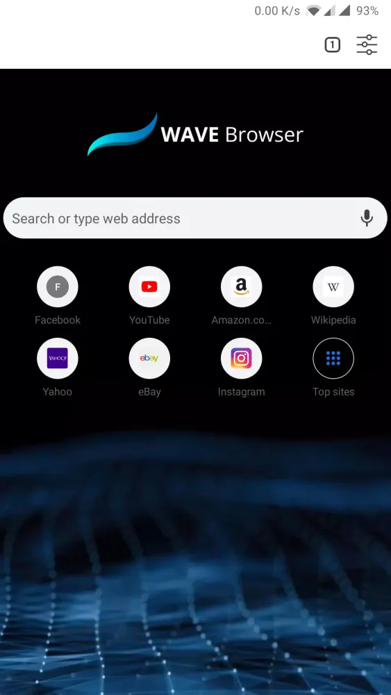 Capturas de pantalla de Wave Browser
