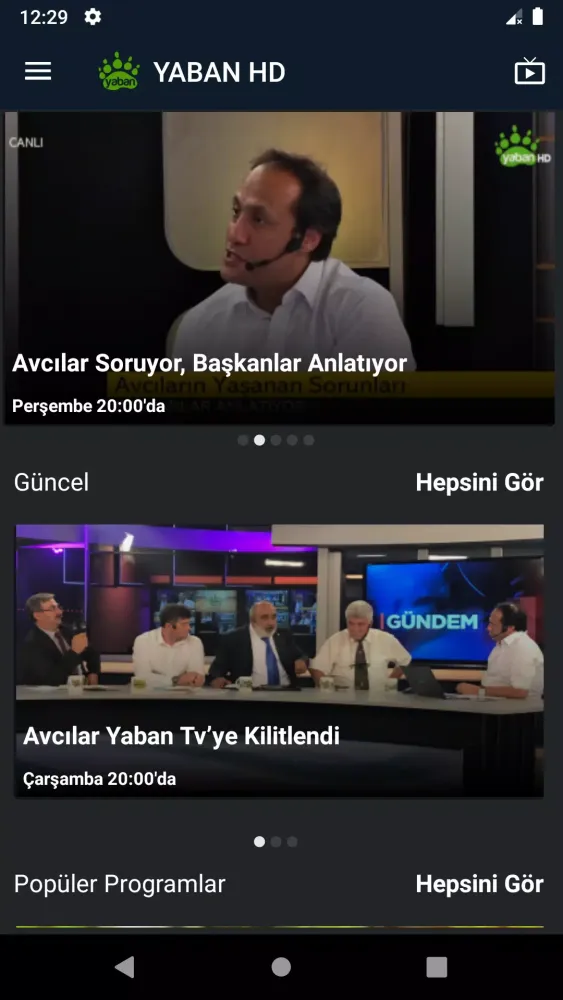 YabanTV スクリーンショット